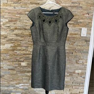 Tahari Arthur S Levine Petite’s  Green Cocktail Dress ~ Women’s 8P.